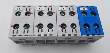 Ouneva Dubbele Aansluitklem Dinrail VC05-0016 + 0048 (3P+N) beschikbaar voor biedingen