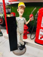 Gasboy pompbediende groot beeld garage showroom USA mancave, Ophalen, Zo goed als nieuw, Mens