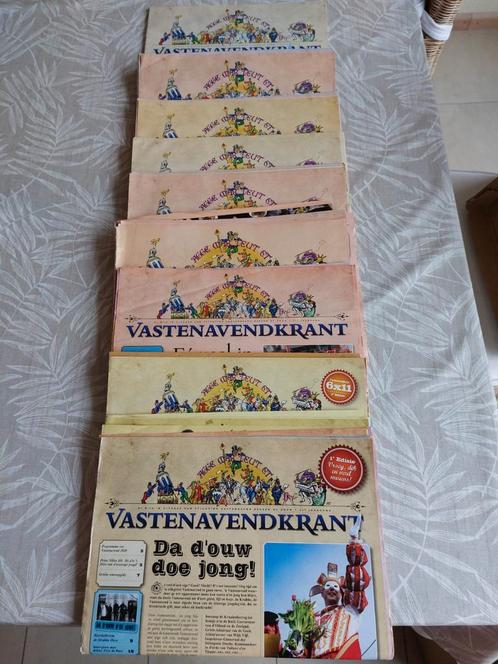 Vastenavend kranten 2010 t/m 2019, Verzamelen, Tijdschriften, Kranten en Knipsels, Krant, 1980 tot heden, Ophalen