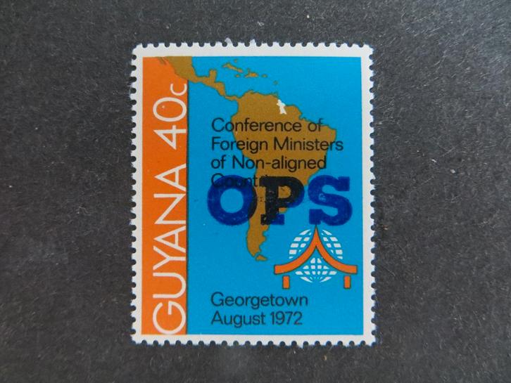 A01189: Guyana  40 c, Postzegels en Munten, Postzegels | Amerika, Noord-Amerika, Ophalen of Verzenden