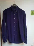 Vintage ralph lauren rib overhemd jaren 90 maat m, Paars, Gedragen, Ralph lauren, Halswijdte 39/40 (M)