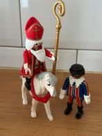 Zwarte Piet en Sint Sinterklaas te paard, Ophalen of Verzenden, Los playmobil, Zo goed als nieuw