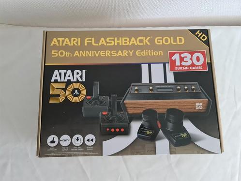Nieuw! Atari Flashback Gold - 50th Anniversary console, Spelcomputers en Games, Spelcomputers | Atari, Nieuw, Met 2 controllers