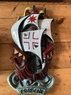 Perignem t.vermeire bredene wand  plaquette retro, Antiek en Kunst, Antiek | Keramiek en Aardewerk, Verzenden