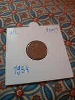 1 cent UNC 1954, Postzegels en Munten, Munten | Nederland, Ophalen of Verzenden, Koningin Juliana, 1 cent, Losse munt