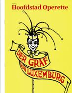 Programmaboek "Der Graf von Luxemburg" (1985-1986), Diverse, Verzenden, Zo goed als nieuw, Overige onderwerpen