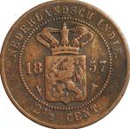Nederlands-Indië 2,5 cent 1857, Ophalen of Verzenden, Zuidoost-Azië, Losse munt