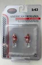 American Diorama 1:43 Race Day Metal Figure set no 6, 2 fig, Overige merken, -, Nieuw, Ophalen of Verzenden