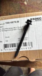 Esdec Montageschroef M6 x 70, Ophalen, Nieuw, Bouten of Moeren