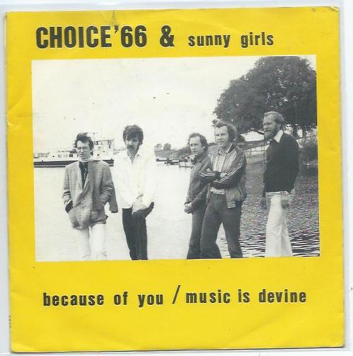 Nederbeat- Choice' 66 & Sunny Girls- Because of You, Cd's en Dvd's, Vinyl Singles, Gebruikt, Pop, Verzenden