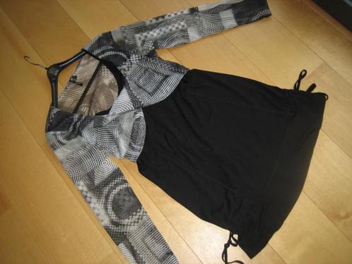 Speels tuniek-jurkje met bolero DREAMSTAR maat L snazzeys, Kleding | Dames, Jurken, Zo goed als nieuw, Maat 38/40 (M), Zwart, Boven de knie