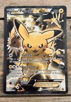 Pikachu EX XY124 - Lichte Beschadiging, Ophalen of Verzenden, Gebruikt, Losse kaart, Foil