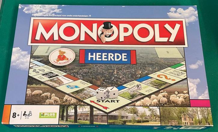 Monopoly Heerde, Hobby en Vrije tijd, Gezelschapsspellen | Bordspellen, Zo goed als nieuw, Ophalen of Verzenden