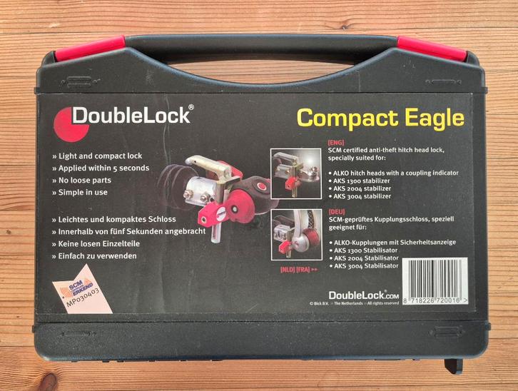 DoubleLock Compact Eagle disselslot, Auto diversen, Anti-diefstal, Zo goed als nieuw, Ophalen of Verzenden