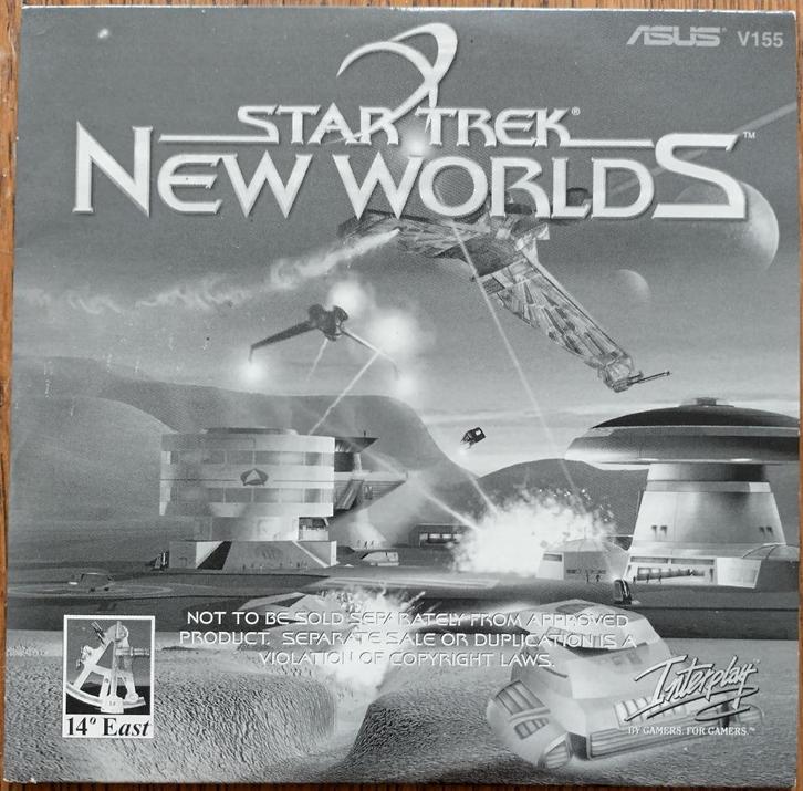 CD-rom Star Trek New Worlds (2000 14 East / Interplay), Spelcomputers en Games, Games | Pc, Zo goed als nieuw, Strategie en Constructie