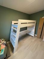 Mooie Woood Hoogslaper met Bureau en Schapjes, Ophalen, Zo goed als nieuw, Hoogslaper