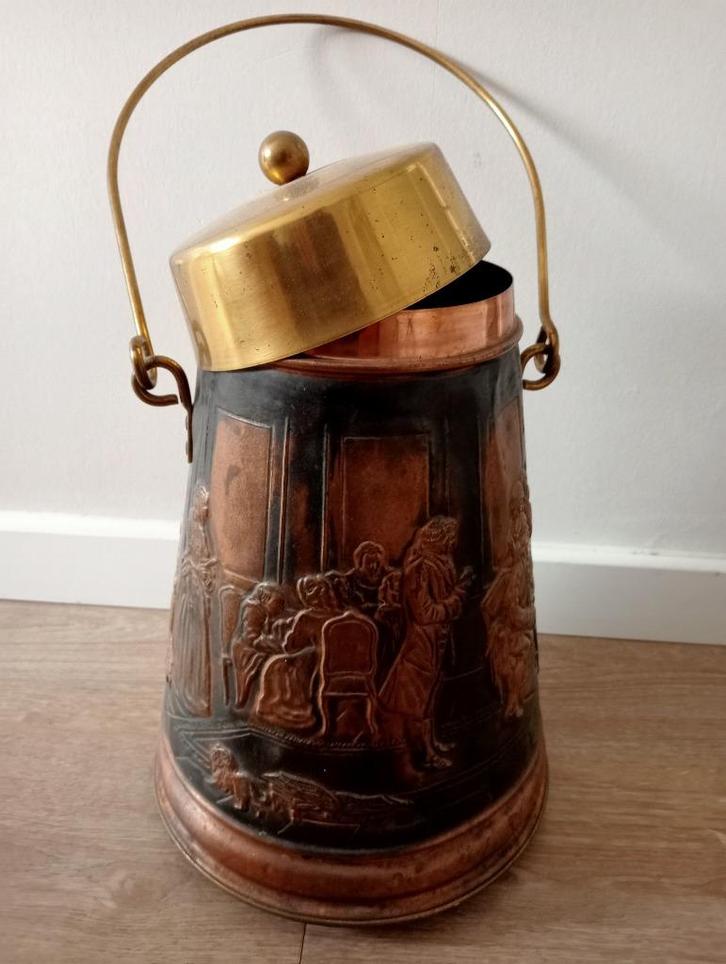 koperen Oud-Hollandse doofpot, Antiek en Kunst, Antiek | Koper en Brons, Koper, Ophalen of Verzenden