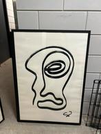 Drie Japandi schilderijen, Ophalen, Zo goed als nieuw, Schilderij, 75 cm of meer