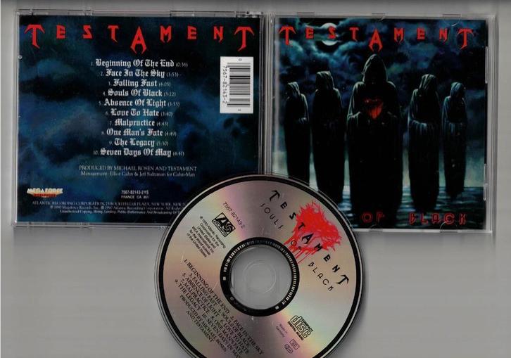 TESTAMENT CD Souls of Black, Cd's en Dvd's, Cd's | Hardrock en Metal, Gebruikt, Ophalen of Verzenden