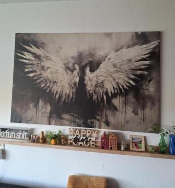 Schilderij engel vleugels 140x90 cm beschikbaar voor biedingen