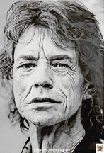344 Mick Jagger Art mix, Antiek en Kunst, Ophalen
