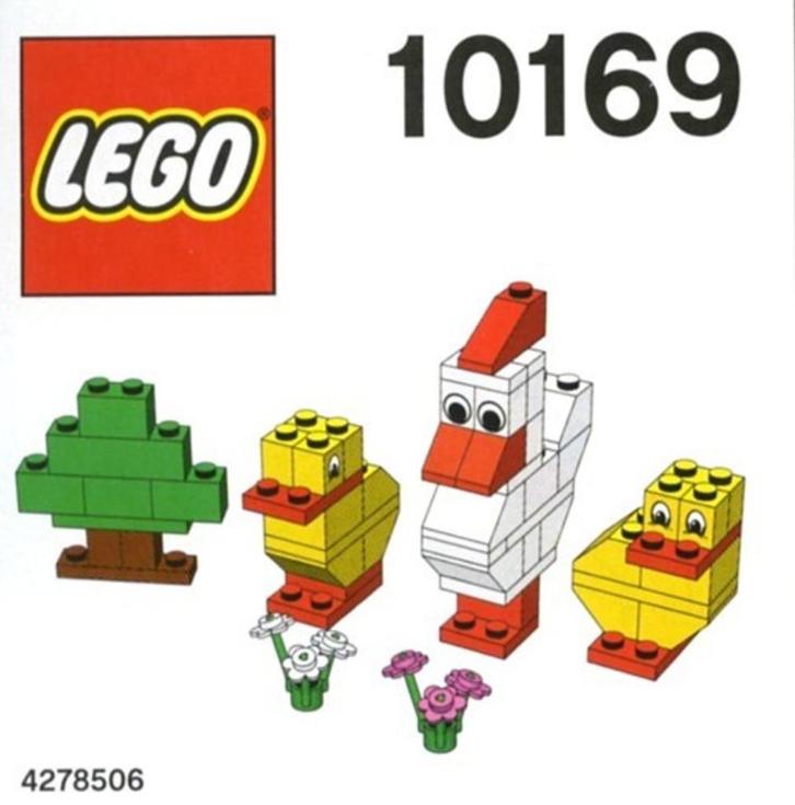 Lego Seasonal 10169 (2005) - Chicken and chicks, kip/kuikens, Kinderen en Baby's, Speelgoed | Duplo en Lego, Gebruikt, Lego, Complete set