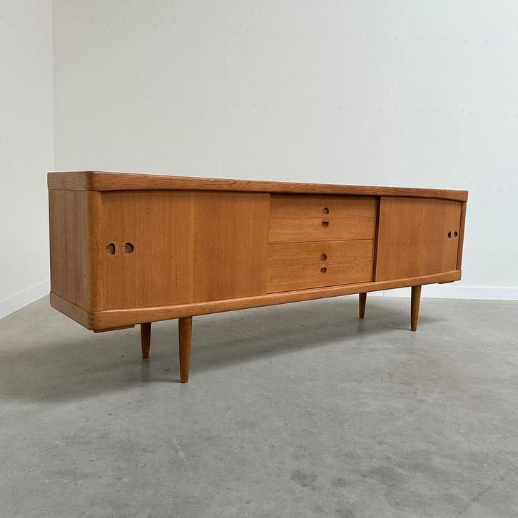 Vintage dressoirs sideboard jaren 60 deens design kast teak, Huis en Inrichting, Kasten | Dressoirs, Gebruikt, 25 tot 50 cm, Met lade(s)