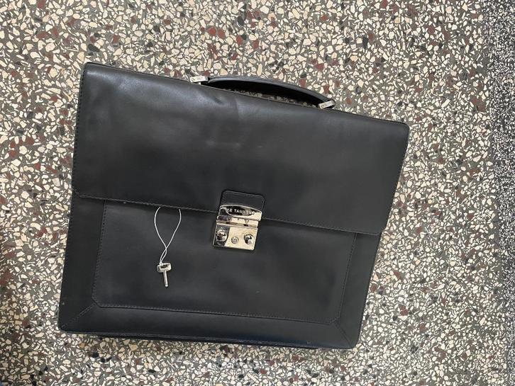Le Tanneur aktetas laptoptas briefcase business case, Computers en Software, Laptoptassen, Zo goed als nieuw, Aktetas, 16 inch