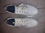 Durea witte sneakers maat 8,5H / 42,5H, nr 6221 685, Ophalen of Verzenden, Gedragen, Wit, Sneakers of Gympen