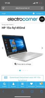 HP laptop, 15s-fq1493nd, Computers en Software, Gebruikt, 15 inch, Qwerty, 8 GB