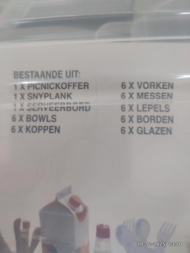 Picnic Set - 45 stuks, Hobby en Vrije tijd, Picknickmanden, Nieuw, Ophalen of Verzenden