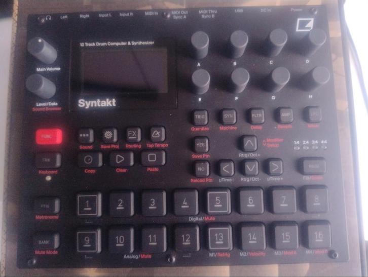 Elektron Syntakt - te koop/ te ruil, Muziek en Instrumenten, Synthesizers, Nieuw, Overige aantallen, Overige merken, Met midi-aansluiting