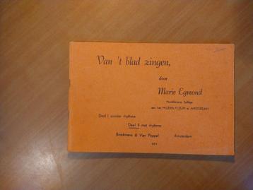 Egmond, Marie. Van 't blad zingen - Deel II met rhythme beschikbaar voor biedingen