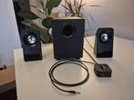 Gratis ophalen: Logitech pc speakers, Computers en Software, Pc speakers, Ophalen, Gebruikt, Logitech