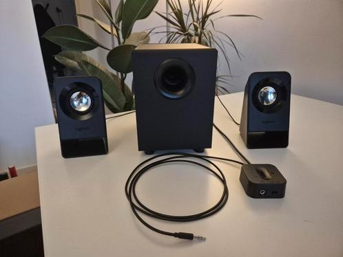 Gratis ophalen: Logitech pc speakers, Computers en Software, Pc speakers, Gebruikt, Ophalen