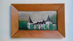Olieverf schilderij op paneel "Iers kasteel" ca 25x15, Ophalen of Verzenden