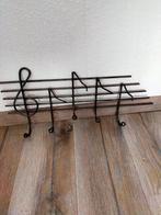 Metalen kapstok met muzieknoten, Nieuw, Minder dan 100 cm, Metaal, Ophalen