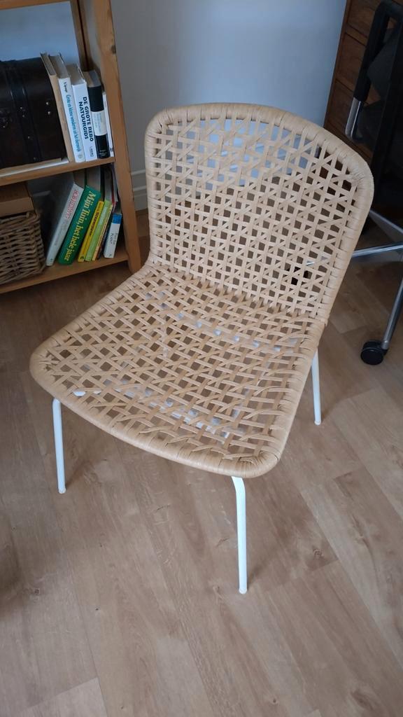 3 Ikea rieten stoeltjes - in goede staat!, Antiek en Kunst, Antiek | Meubels | Stoelen en Banken, Ophalen
