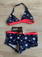 Bikini blauw blauwe sterren geen badpak 176, Bikiniset, Nieuw, Maat 176, Verzenden