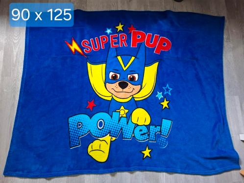 Paw patrol super pups fleece deken/ cape, Huis en Inrichting, Woonaccessoires | Plaids en Woondekens, Zo goed als nieuw, Ophalen of Verzenden