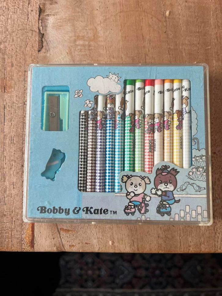 Bobby en kate potloden setje, Verzamelen, Retro, Overige typen, Ophalen of Verzenden