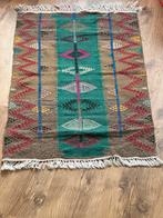 Vintage Kilim Tapijt Wol handgemaakte 60x90 cm, Ophalen of Verzenden