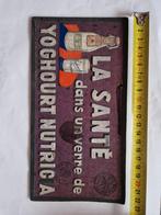 Oude Yoghurt Nutricia Reclame vilten bordje, Verzamelen, Ophalen of Verzenden, Gebruikt