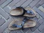GRATIS VERZENDEN STOERE ZWARTE LAK GIZEH BIRKENSTOCKS MT 42, Slippers, Verzenden, Zwart, Zo goed als nieuw