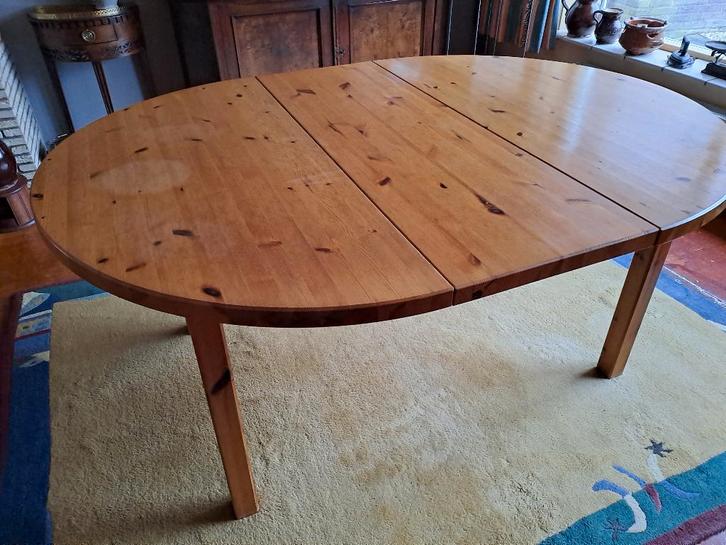 Vintage IKEA grenen eettafel, Huis en Inrichting, Tafels | Eettafels, Gebruikt, 100 tot 150 cm, 150 tot 200 cm, Vijf personen of meer