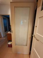 binnendeur schuifdeur met glas 201,2 x 78, Ophalen, Gebruikt, 80 tot 100 cm, Binnendeur