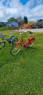 Oranje fiets, Fietsen en Brommers, Fietsaccessoires | Aanhangers en Karren, Ophalen, Gebruikt, 80 kg of meer