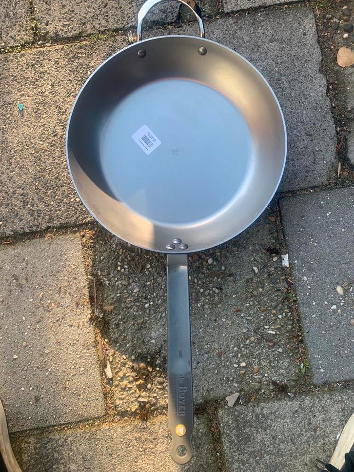 De Buyer Koekenpan - nieuw!, Huis en Inrichting, Keuken | Potten en Pannen, Nieuw, Koekenpan of Braadpan, Rvs, Inductieplaat, Ophalen of Verzenden
