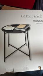 Bijzet tafel Huizedop 40x50, 45 tot 60 cm, Minder dan 55 cm, Metaal of Aluminium, Rond