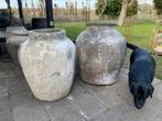 Oude stoere xxl kruik uit India, Huis en Inrichting, Woonaccessoires | Vazen, Ophalen, Overige materialen, Gebruikt, Overige kleuren